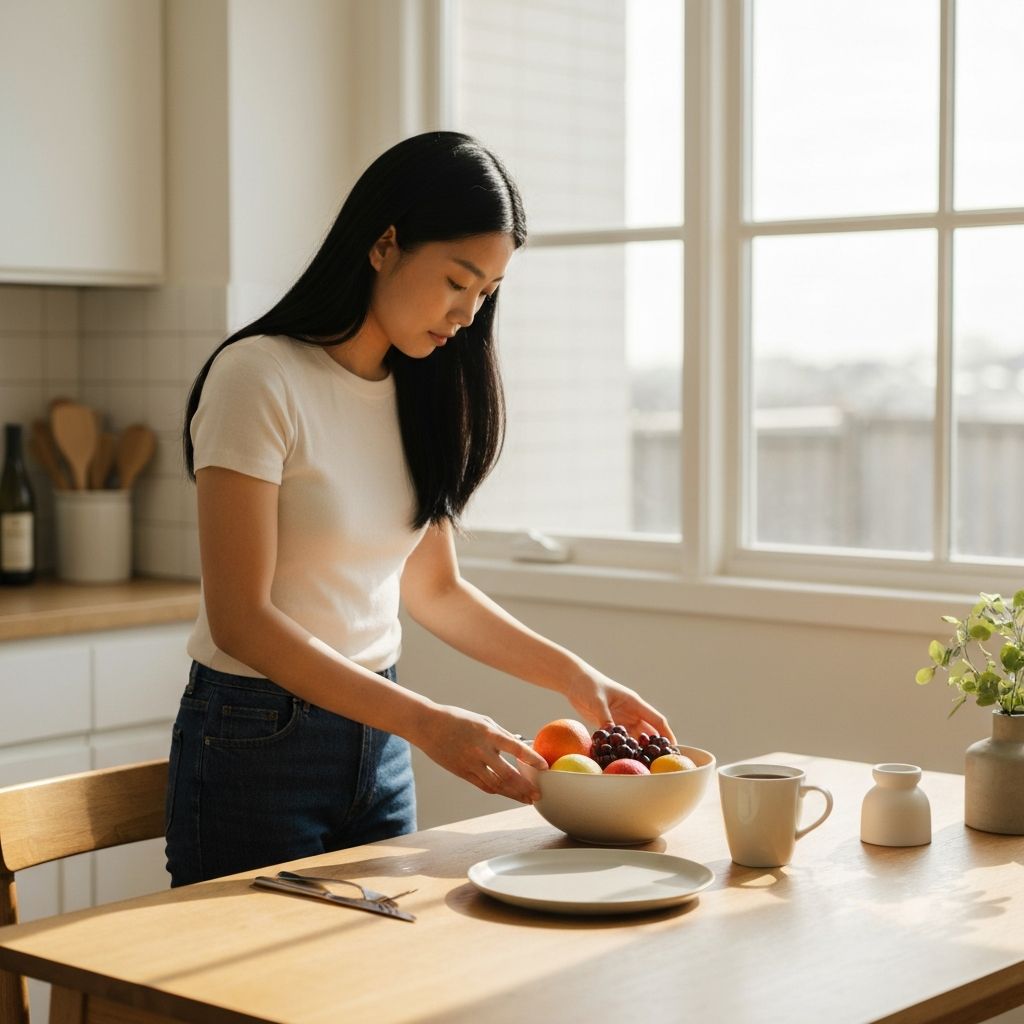 Morgendliche Routine